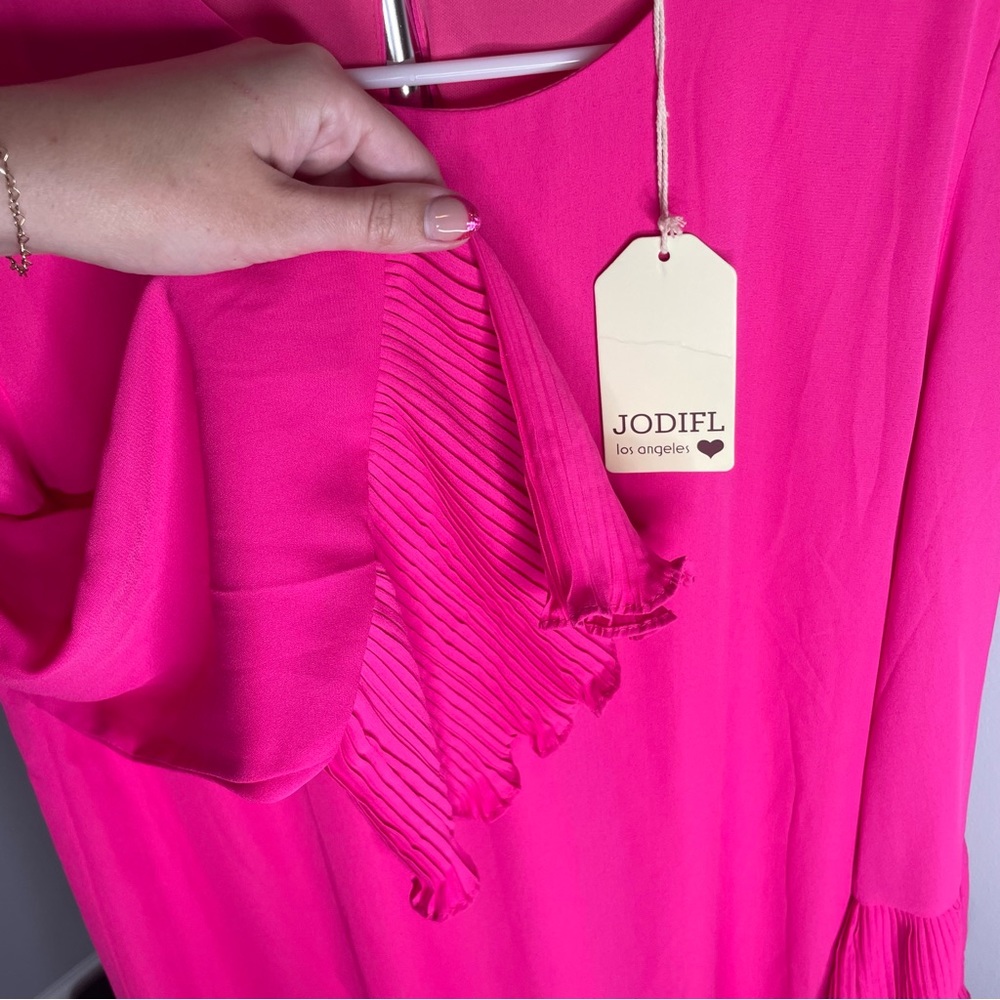 JODIFL Pink Long Sleeve Dress - Picture 3 of 6